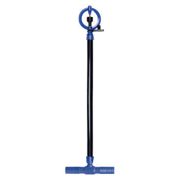 P5 c/ pinça + duas anilhas de garra + tubo PELBD de 16 mm (42 cm) + conexões