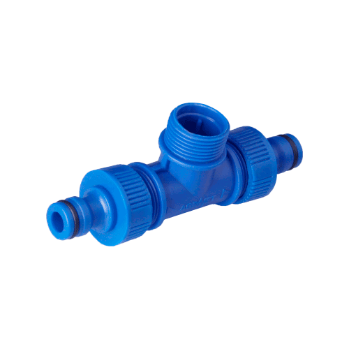Tês rosqueáveis com rosca externa de 3/4″