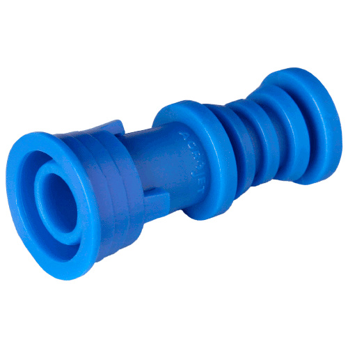 Final de 16 mm com anilha para tubo PELBD