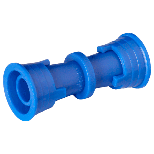União de 16 mm com anilhas para tubo PELBD